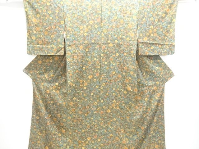 JAPANESE KIMONO / KOMON / FLOWER SARASA